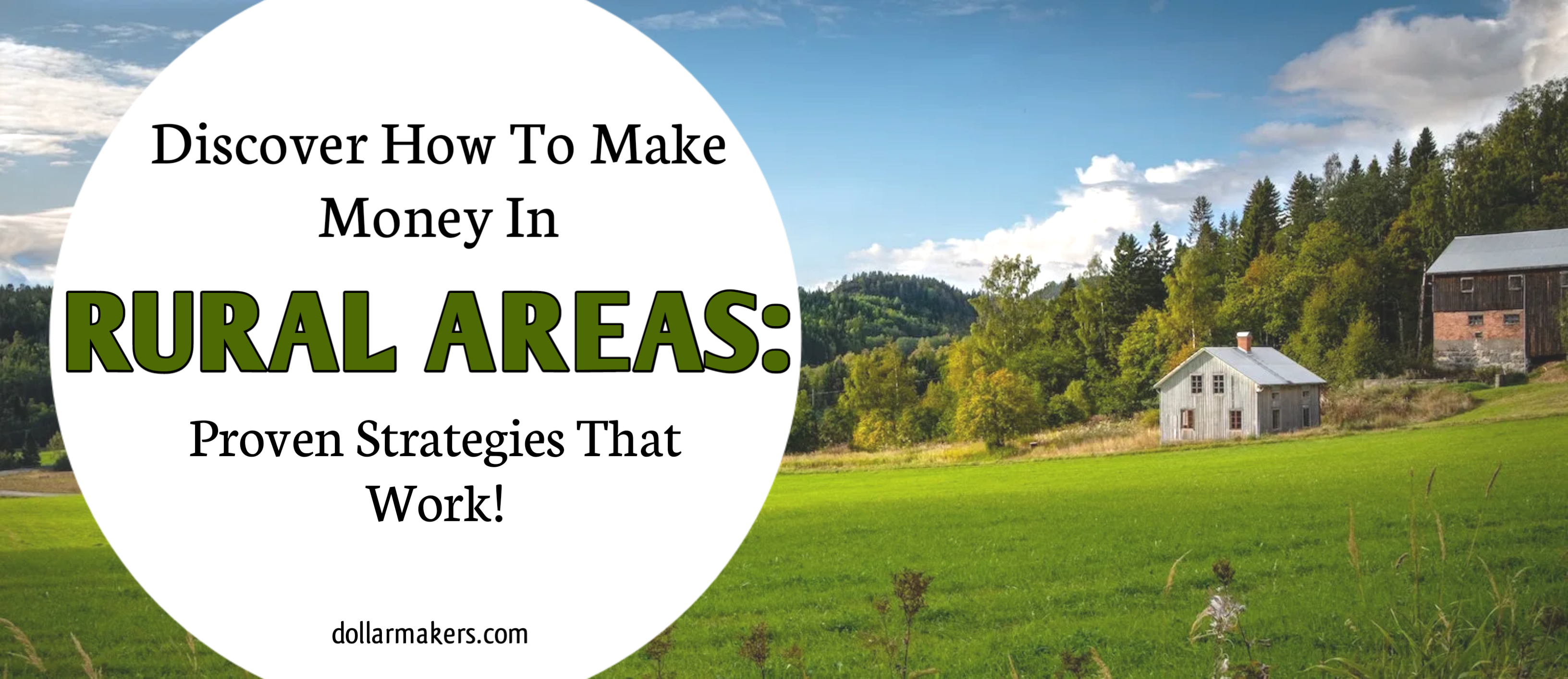 How To Make Money In Rural Areas