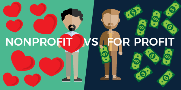 What's the difference between for profit and nonprofit?