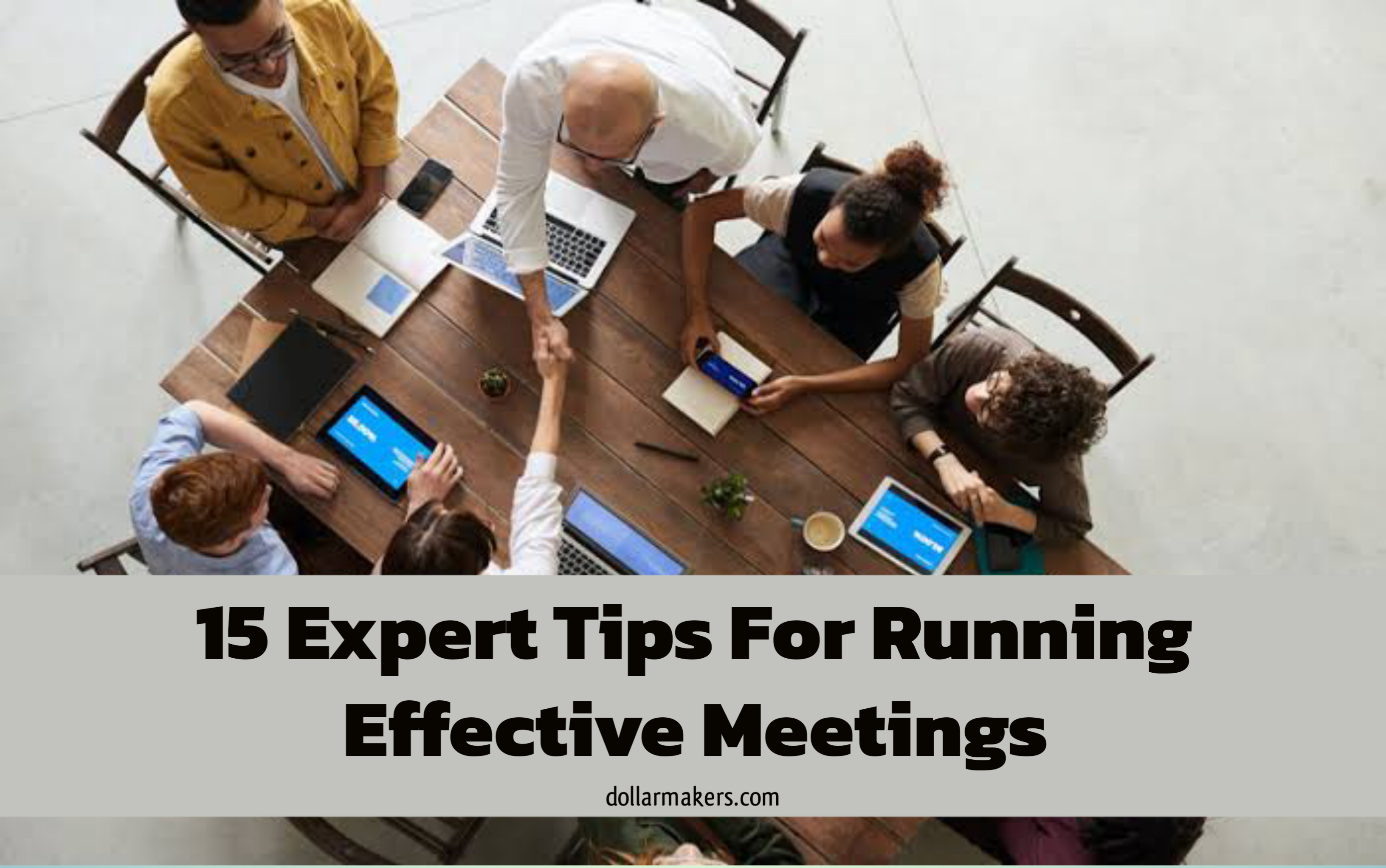 15 tips for running effective meetings