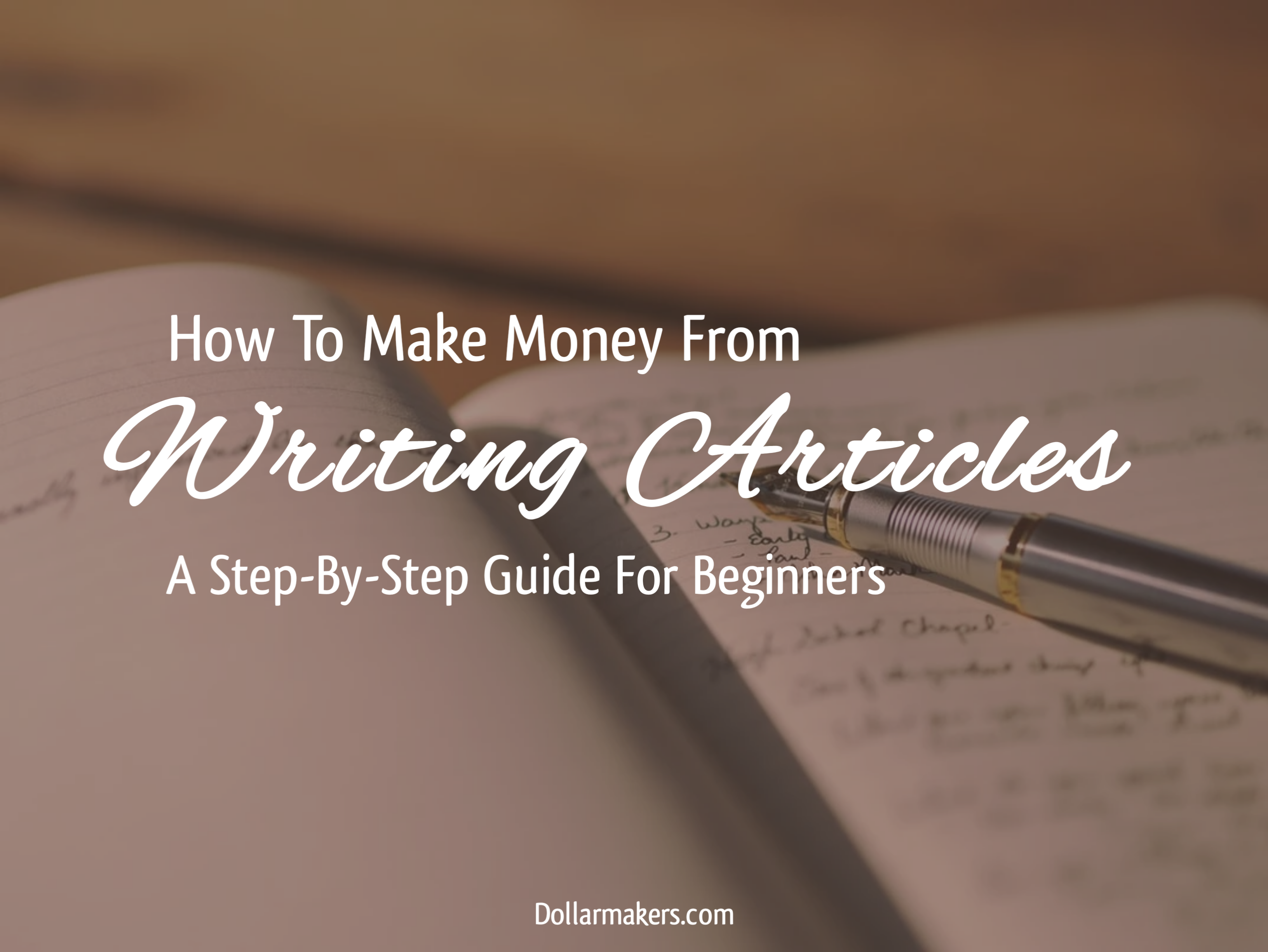 How To Make Money From Writing Articles