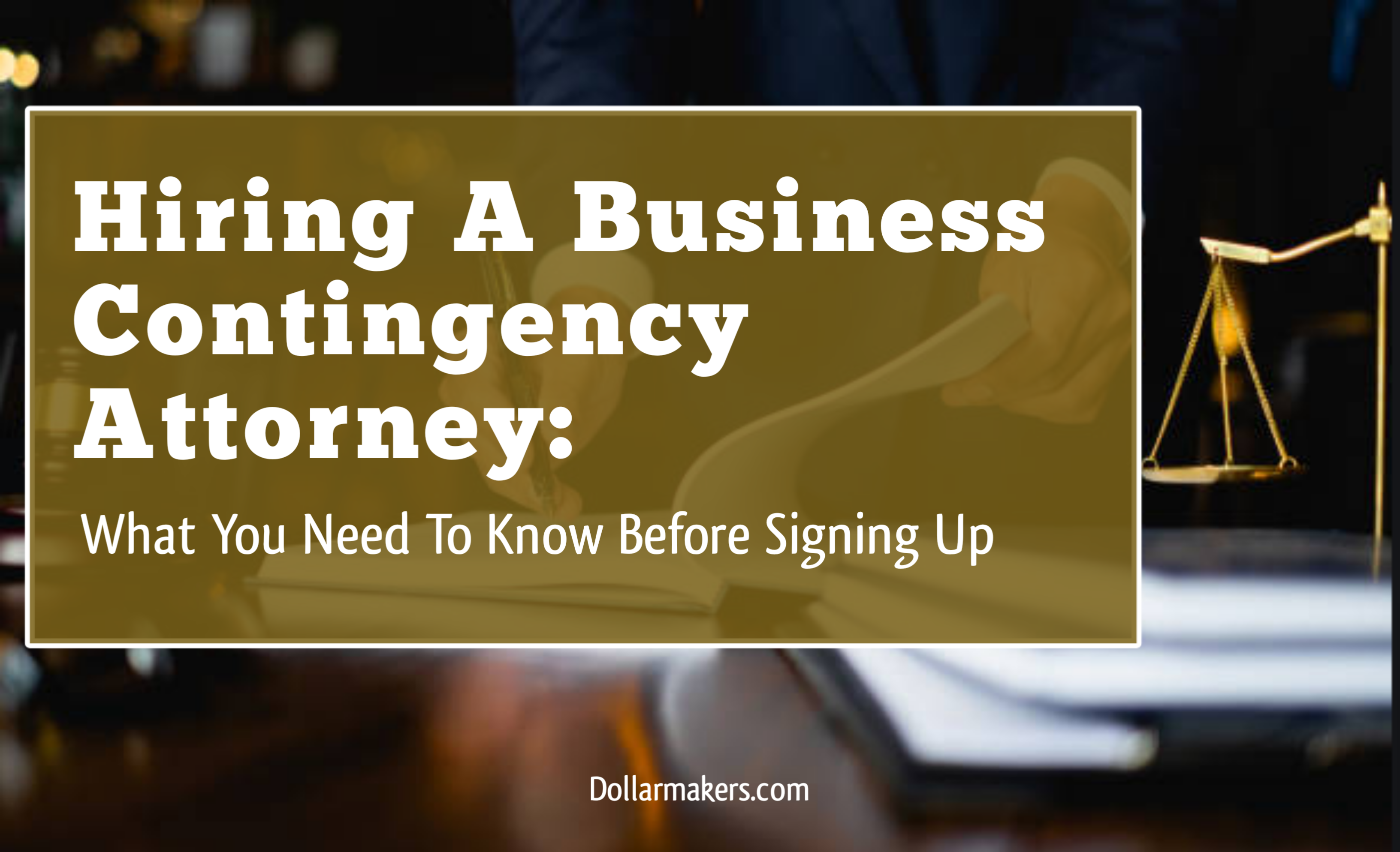 Business Contingency Attorney