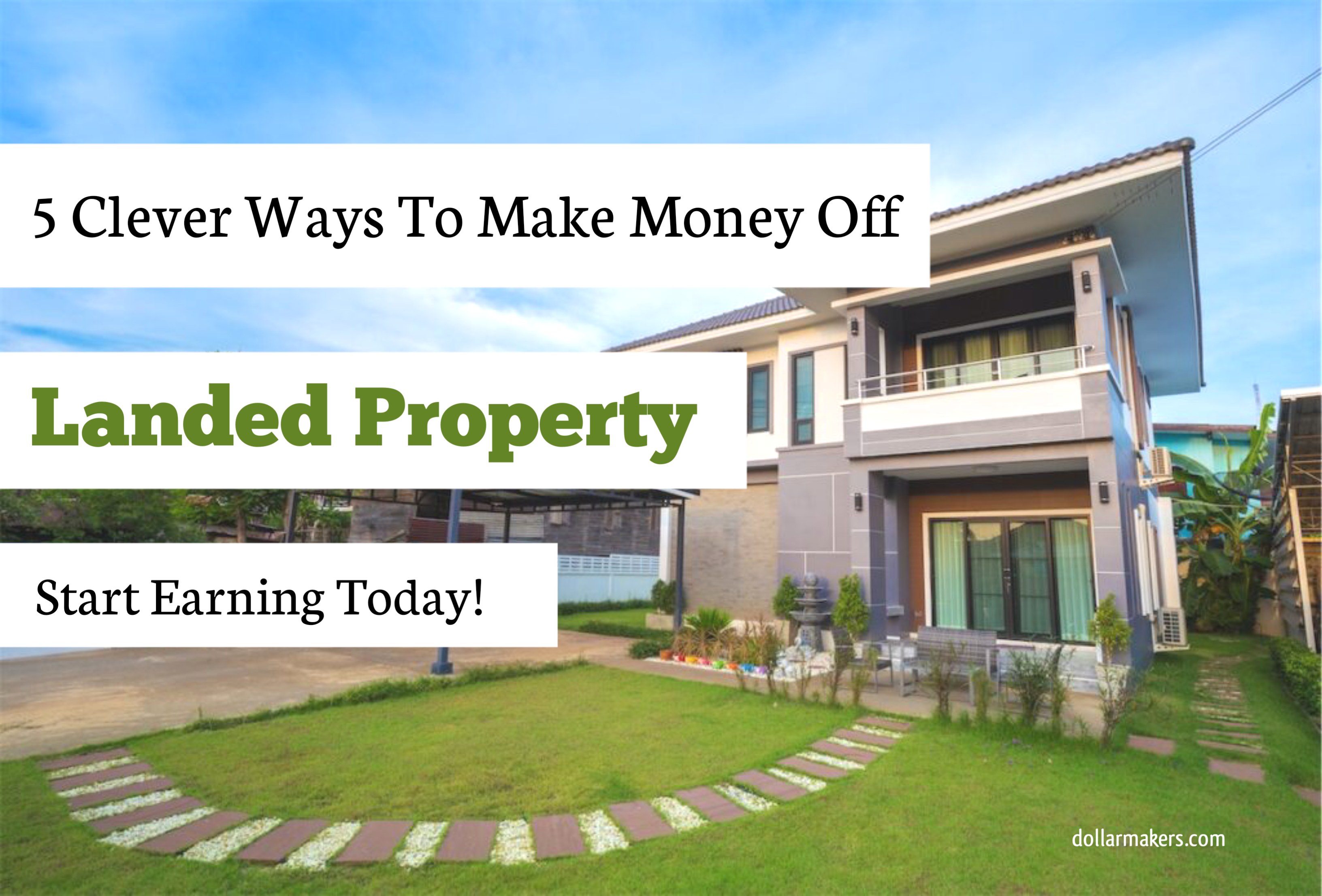 Ways To Make Money Off Landed Property