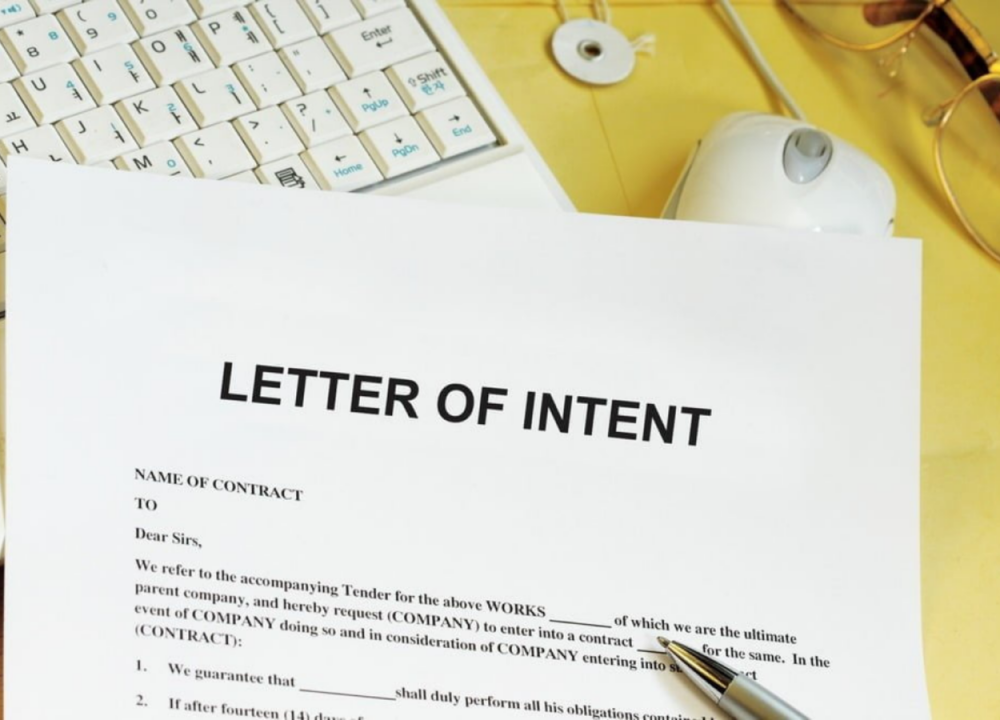 Intent To Sale Letter